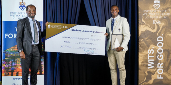 Wits honours student leaders at the 2025 Awards